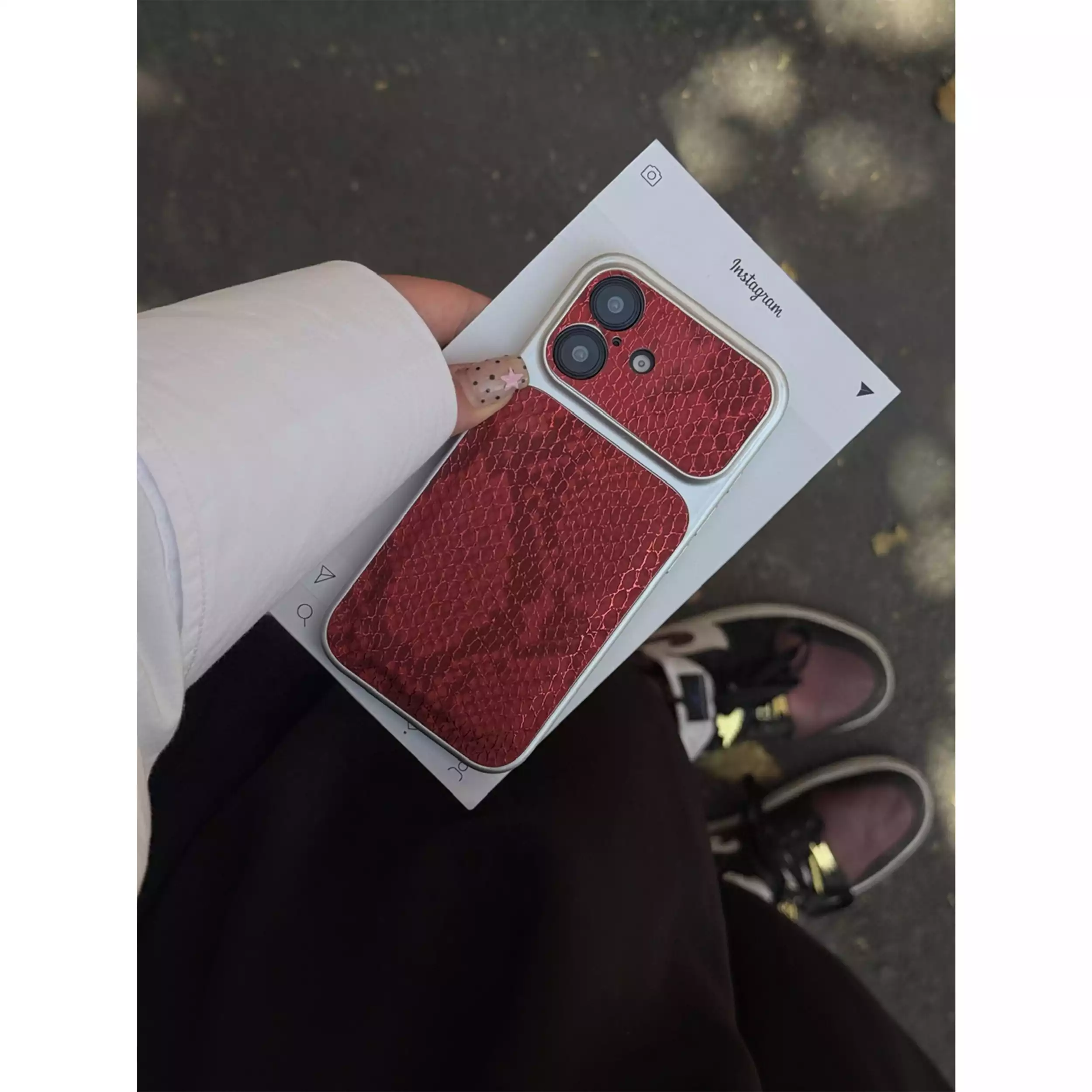 قاب Red python طرح پوست ماری