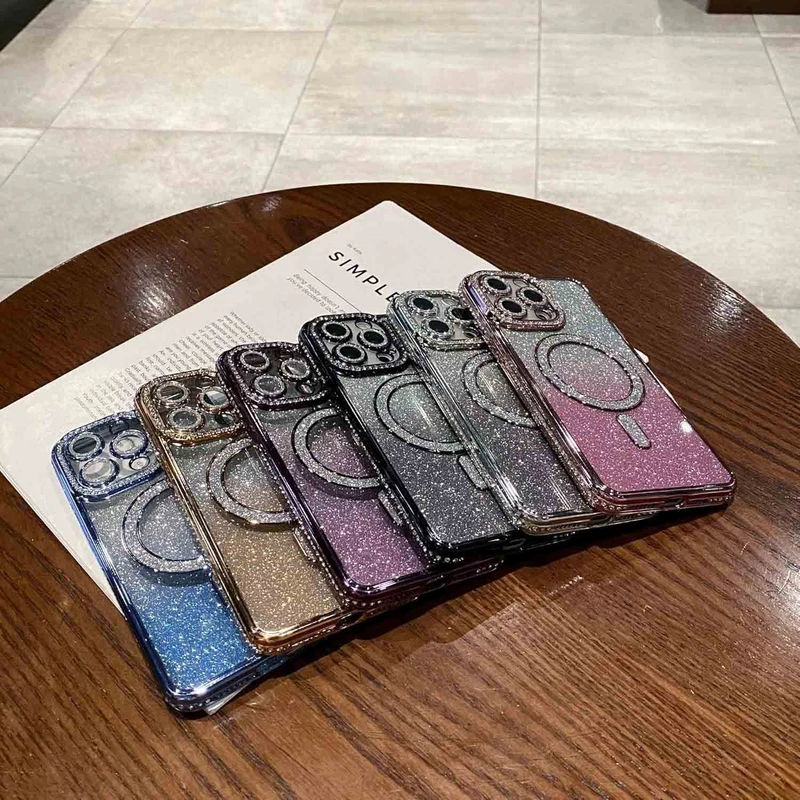 کاور قاب کام مدل NGSHI طرح نگین دار مناسب برای گوشی موبایل اپل iPhone 17 