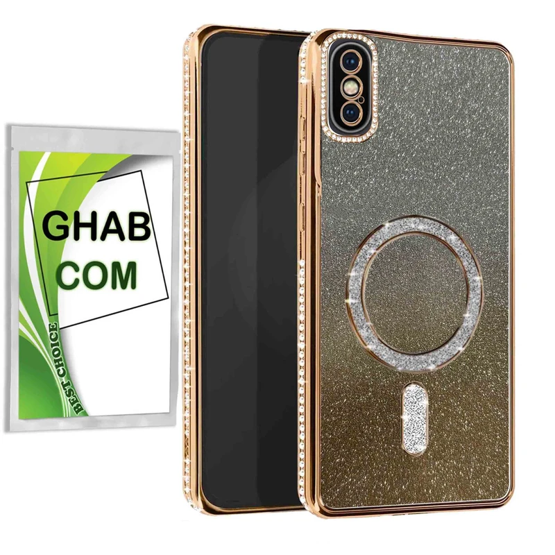 کاور قاب کام مدل NGSHI طرح نگین دار مناسب برای گوشی موبایل اپل iPhone Xs Max